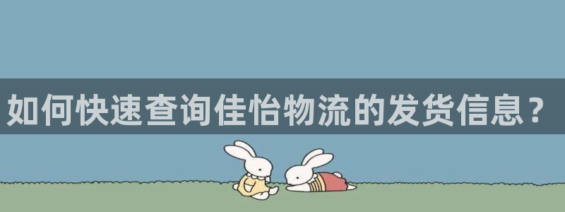 超凡国际登录网：如何快速查询佳怡物流